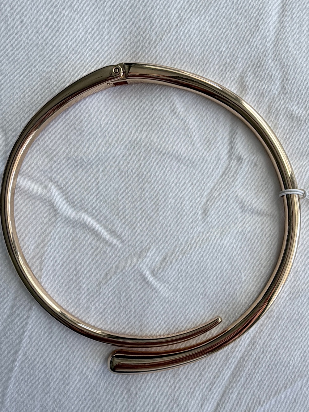 Gold Tone Necklace Choker Nickel Free